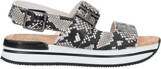 Hogan H660 woven leather sandals - ShopStyle