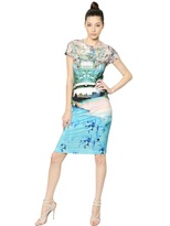 Thumbnail for your product : Mary Katrantzou Stretch Viscose Jersey Dress