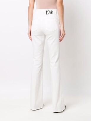Love Moschino High-Rise Flared Jeans