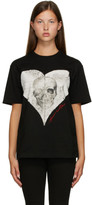 Thumbnail for your product : Alexander McQueen Black Love Notes Skull T-Shirt