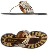 Thumbnail for your product : Prada Thong sandal