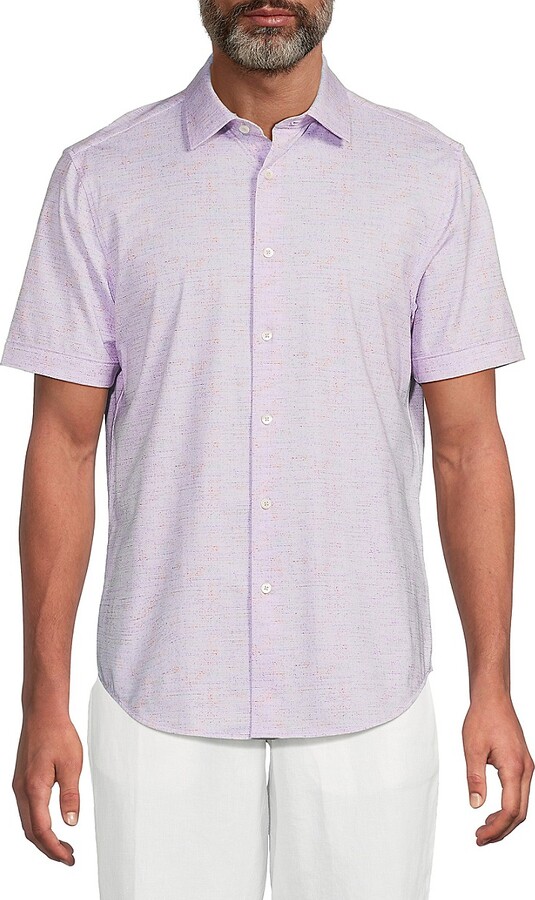 Stretch-Cotton Short Sleeve Shirt