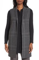 Thumbnail for your product : Eileen Fisher Women's Long Plaid Vest