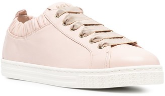 AGL Suzie leather sneaker with elastic