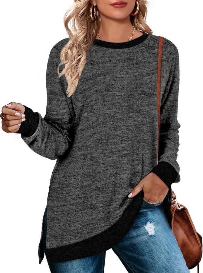 plus size tunic sweatshirt