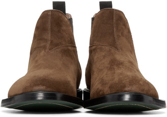 Paul Smith Tan Suede Drummond Chelsea Boots