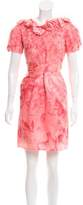 Thumbnail for your product : Thakoon Silk Floral-Appliqué Dress