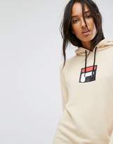 Thumbnail for your product : Fila Tall Hoodie with Contrast Logo Detail