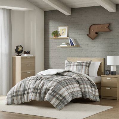 Intelligent Design Blake Plaid Duvet Cover Set