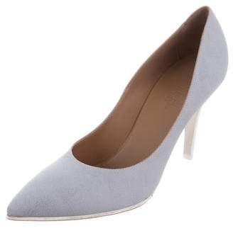 Hermes Leather Pointed-Toe Pumps