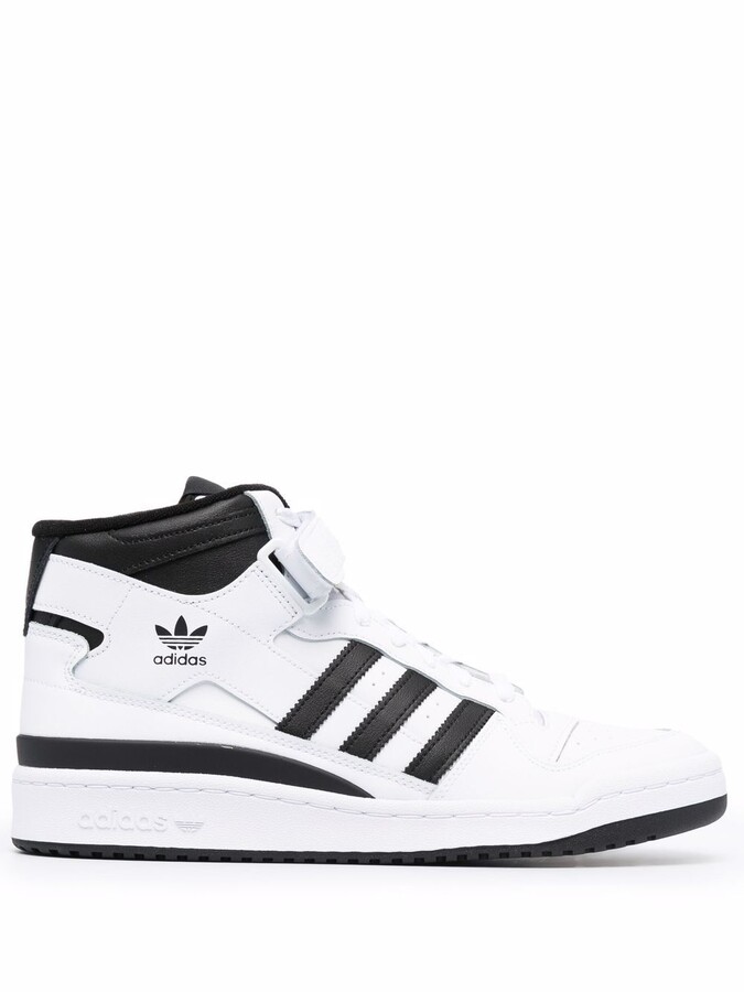 Black And White Adidas High Tops | ShopStyle