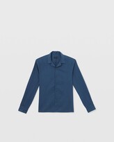 Thumbnail for your product : Club Monaco Camp Collar Linen Blend Shirt