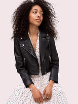 Thumbnail for your product : Kate Spade Leather Moto Jacket