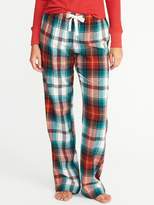 Thumbnail for your product : Old Navy Printed Flannel Sleep Pants for Women