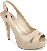 Thumbnail for your product : G by Guess Cathy Slingback Platform Pumps