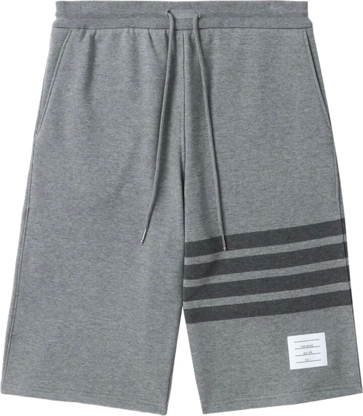 Thom Browne Cotton Striped Track Shorts