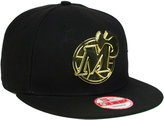 Thumbnail for your product : New Era Dallas Mavericks HWC League O'Gold 9FIFTY Snapback Cap
