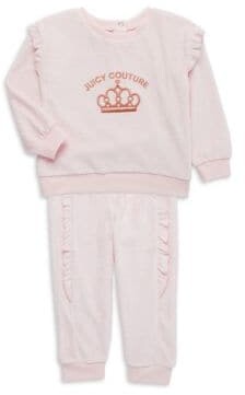 Details about   Juicy Couture Baby Girl Laced Top & Leggings Set ~ Yellow & White ~ 