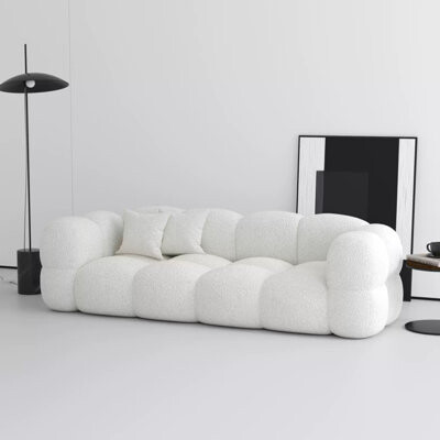 Hokku Designs Minimalist Marshmallow Small Sofa