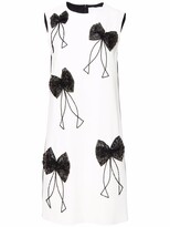 Thumbnail for your product : Carolina Herrera Bow-Embellished Shift Dress