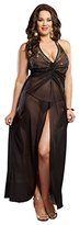 Thumbnail for your product : Dreamgirl Women's Plus Size Mystic Gown and G-String 2 Piece Set