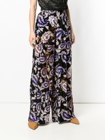 Thumbnail for your product : Forte Forte Printed Palazzo Trousers