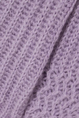 Paul & Joe Joris Oversized Ribbed-knit Sweater - Lavender
