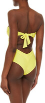 Thumbnail for your product : La Perla Conchiglia Strapless Sequin-embellished Pleated Swimsuit