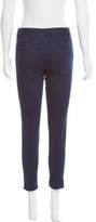 Thumbnail for your product : Sandro Pinstripe Mid-Rise Jeans