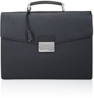 Prada Men's Gusseted Briefcase