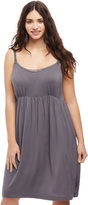 Thumbnail for your product : Motherhood Maternity Plus Size Nursing Nightgown