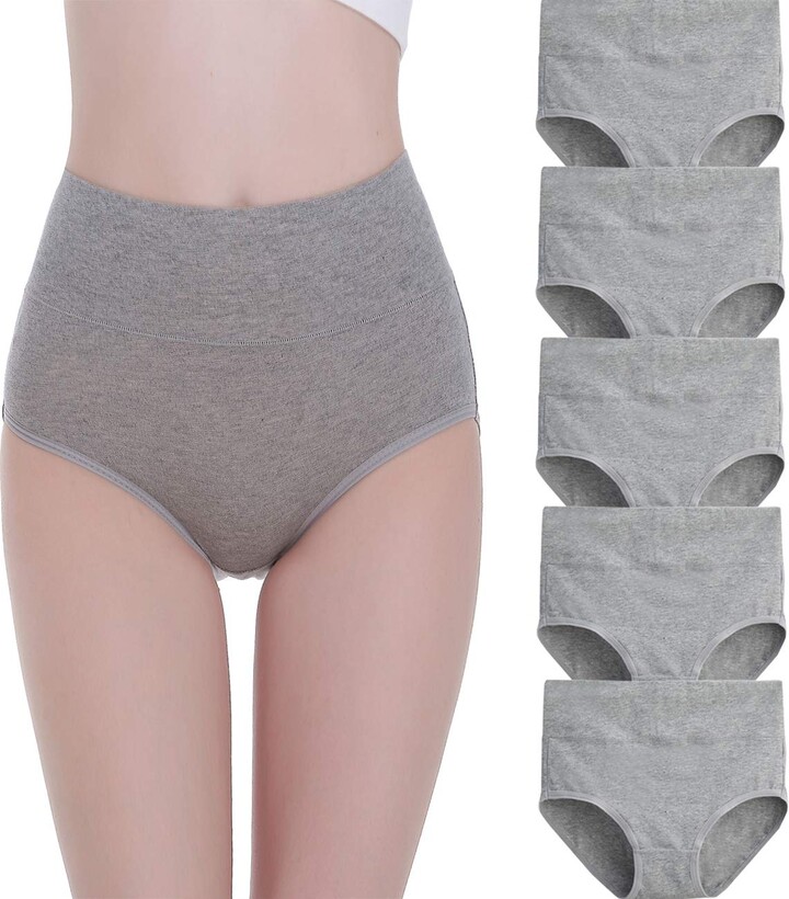 ZLYC Women Comfort Cotton Underwear Hipster Briefs Soft Hi-Cut Bikini  Panties (Black - ShopStyle Knickers