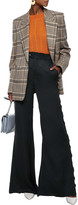 Thumbnail for your product : Acne Studios Ruffle-trimmed Crepe De Chine Flared Pants
