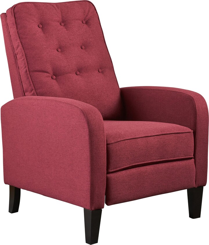GDFStudio Christopher Knight Home Nievis Tufted Fabric Recliner ShopStyle
