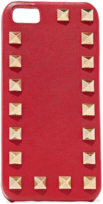 Valentino Garavani Garavani Rockstud Leather Iphone Case