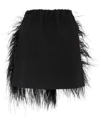 N°21 N 21 Feather Applique Skirt