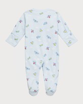 Thumbnail for your product : Kissy Kissy Boy's Blue Sky Planes Footie, Size Newborn-9M