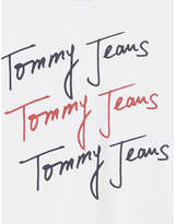 Thumbnail for your product : Tommy Hilfiger Repeat logo cotton T-shirt 4-16 years