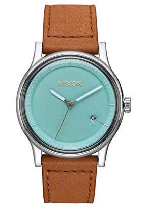 Nixon Mens Analogue Quartz Watch with Leather Strap A1161-2534-00