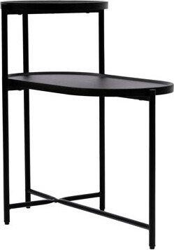 George Oliver 2 Table For Living Room Furniture And Storage Modern End With Wood Shelf