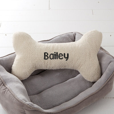 Personalization Mall Personalized Dog Bone Pet Pillow
