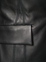Thumbnail for your product : Off-White Leather Fitted Jacket