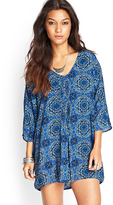 Thumbnail for your product : Forever 21 Pleated Ornate Tunic