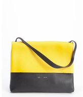 Thumbnail for your product : Celine sunflower, black and ecru leather 'All Soft' shoulder bag