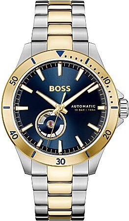 Men's Trooper Mechanic Automatic Stainless Steel Bracelet Watch