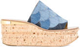 Thumbnail for your product : Chloé patterned platform mules
