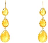 Thumbnail for your product : Latelita Gold Triple Drop Earring Citrine Hydro
