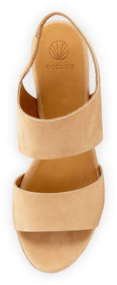 Coclico Glassy Wedge Platform Sandal, Sandalo