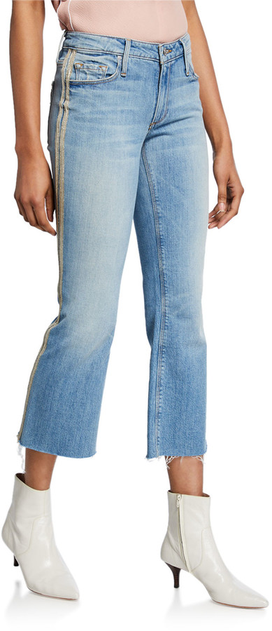 jeans with racer stripe