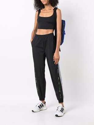 adidas Floral Piping Woven Track Trousers - ShopStyle Activewear Pants